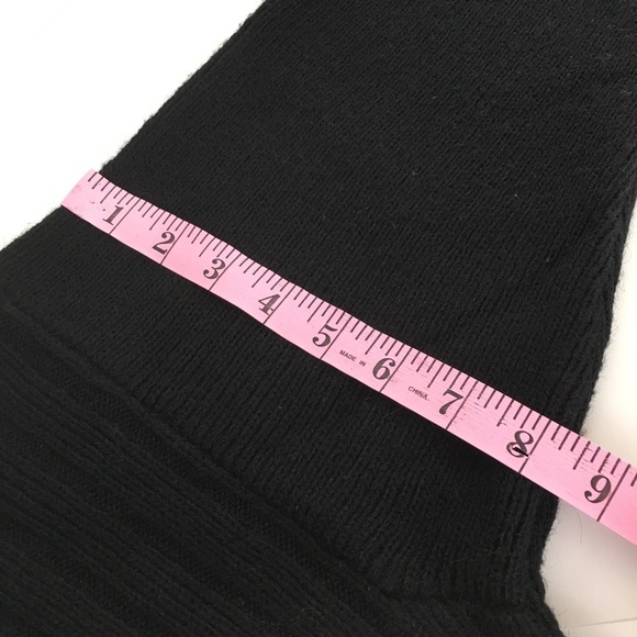 Alpaca Quitex Cardigan Sweater Black Grandpa Sweater Button Front Women’s Size M - Picture 9 of 9